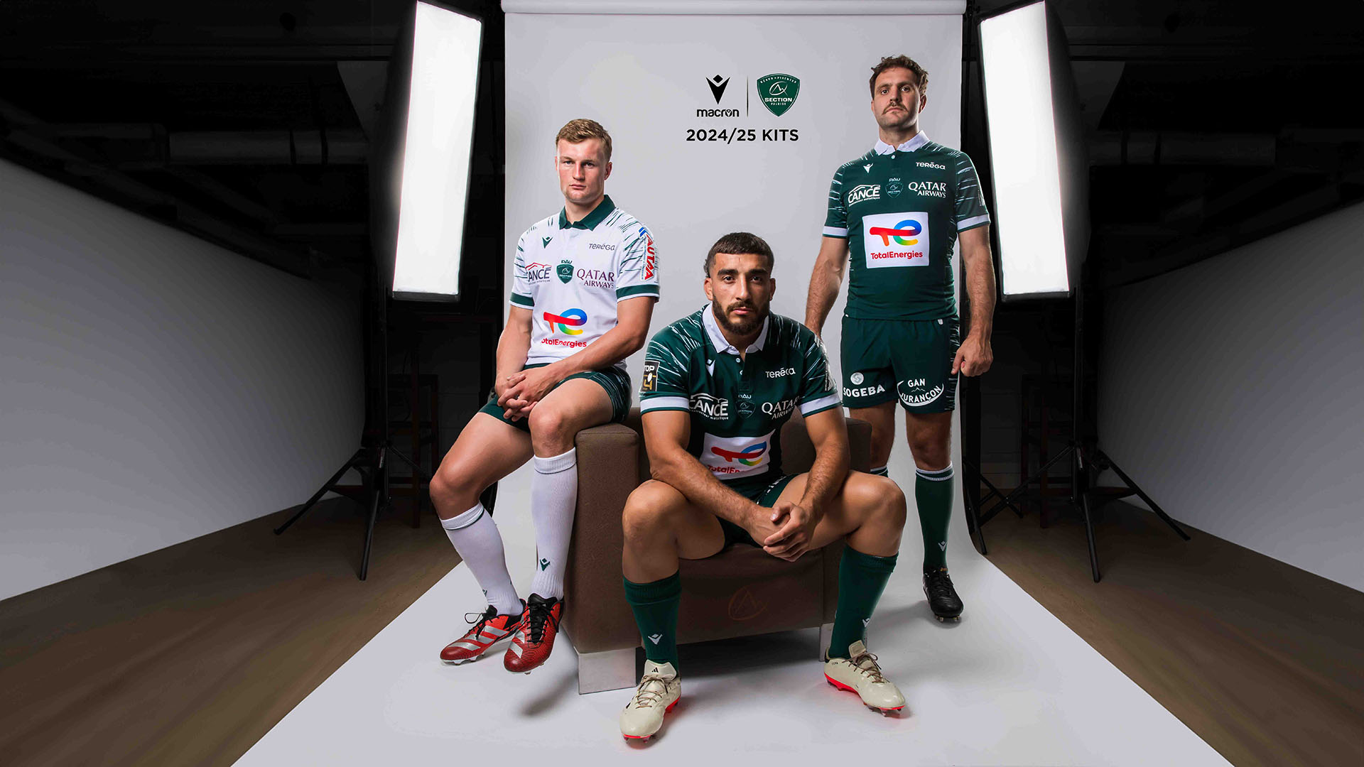 Section Paloise presents new Home and Away Kits designed by Macron 